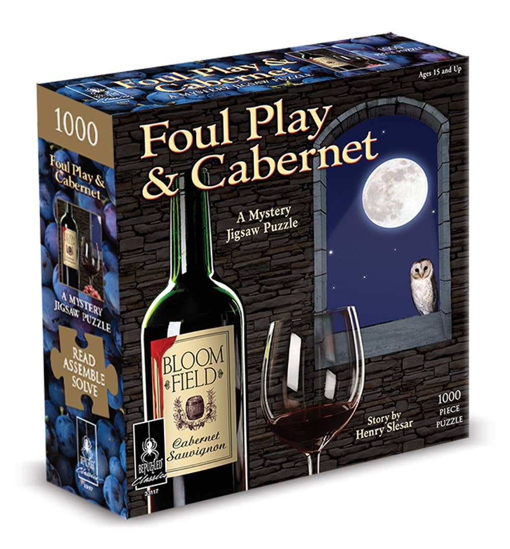 University Games - Foul Play & Cabernet-Classic Mystery Jigsaw Puzzle