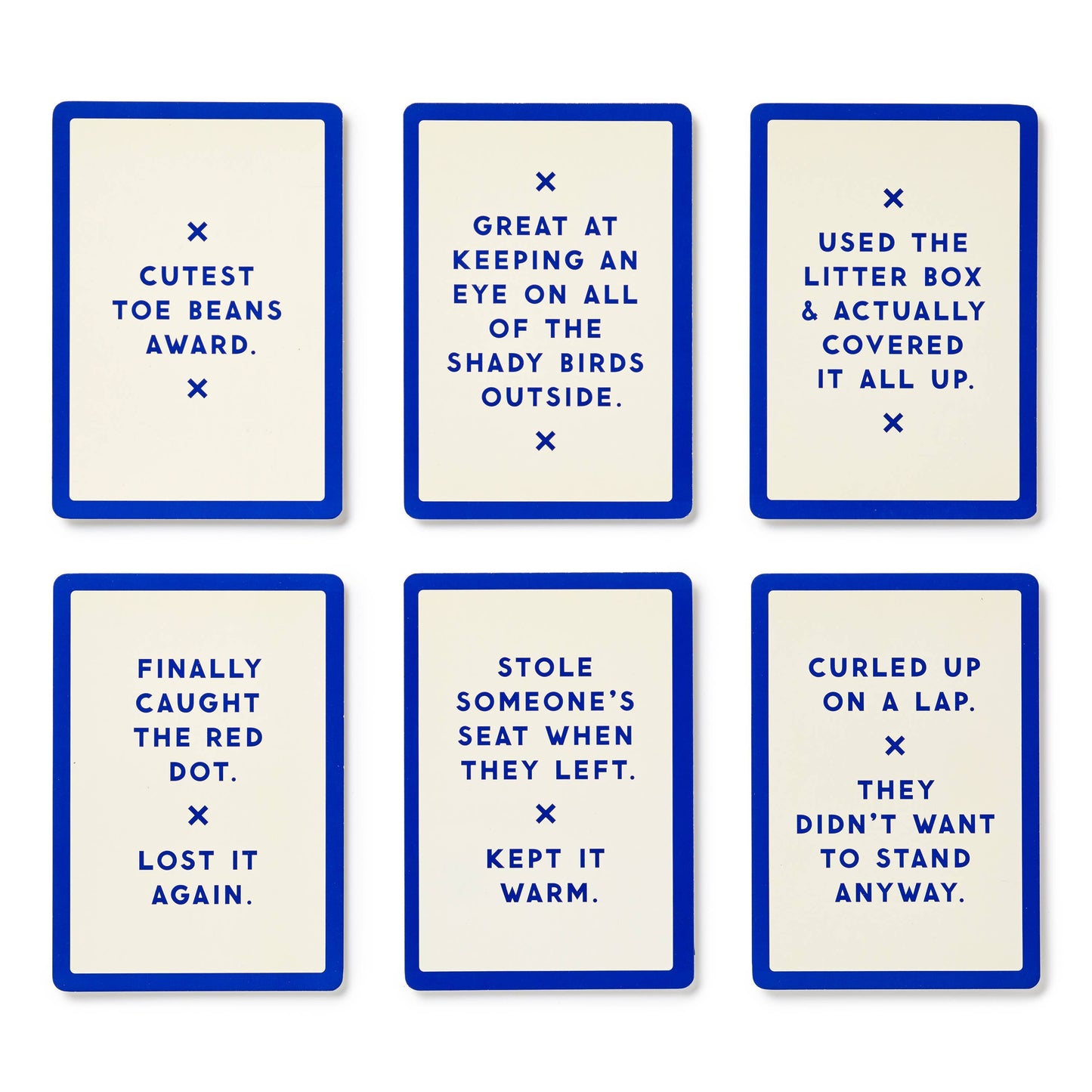Chronicle Books - Brass Monkey Because This Cat Is Embarrassing - Pet Shame/Praise Deck