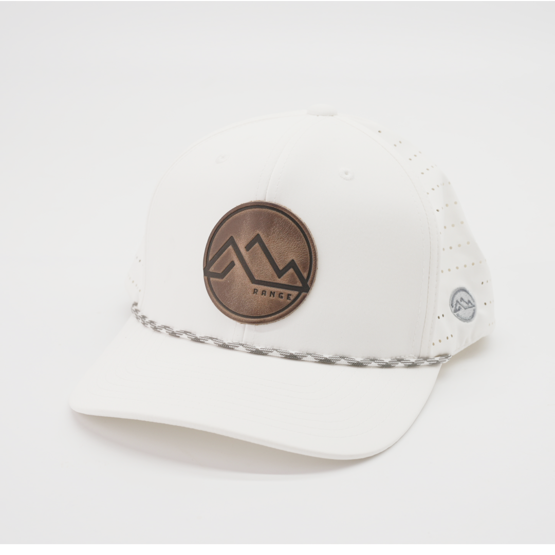 Range Leather Co. - Range Mountain Hat: Heather Gray/White / Retro Trucker