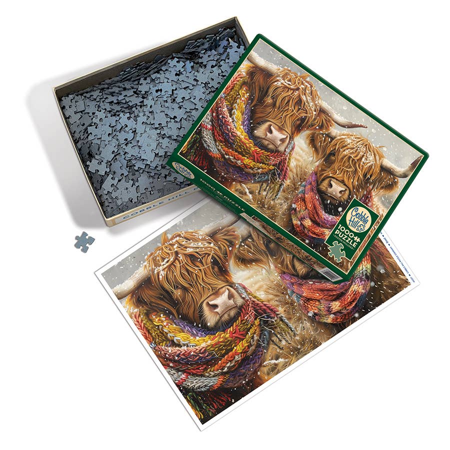 Outset Games and Cobble Hill Puzzles - Brrr! 1000pc puzzle