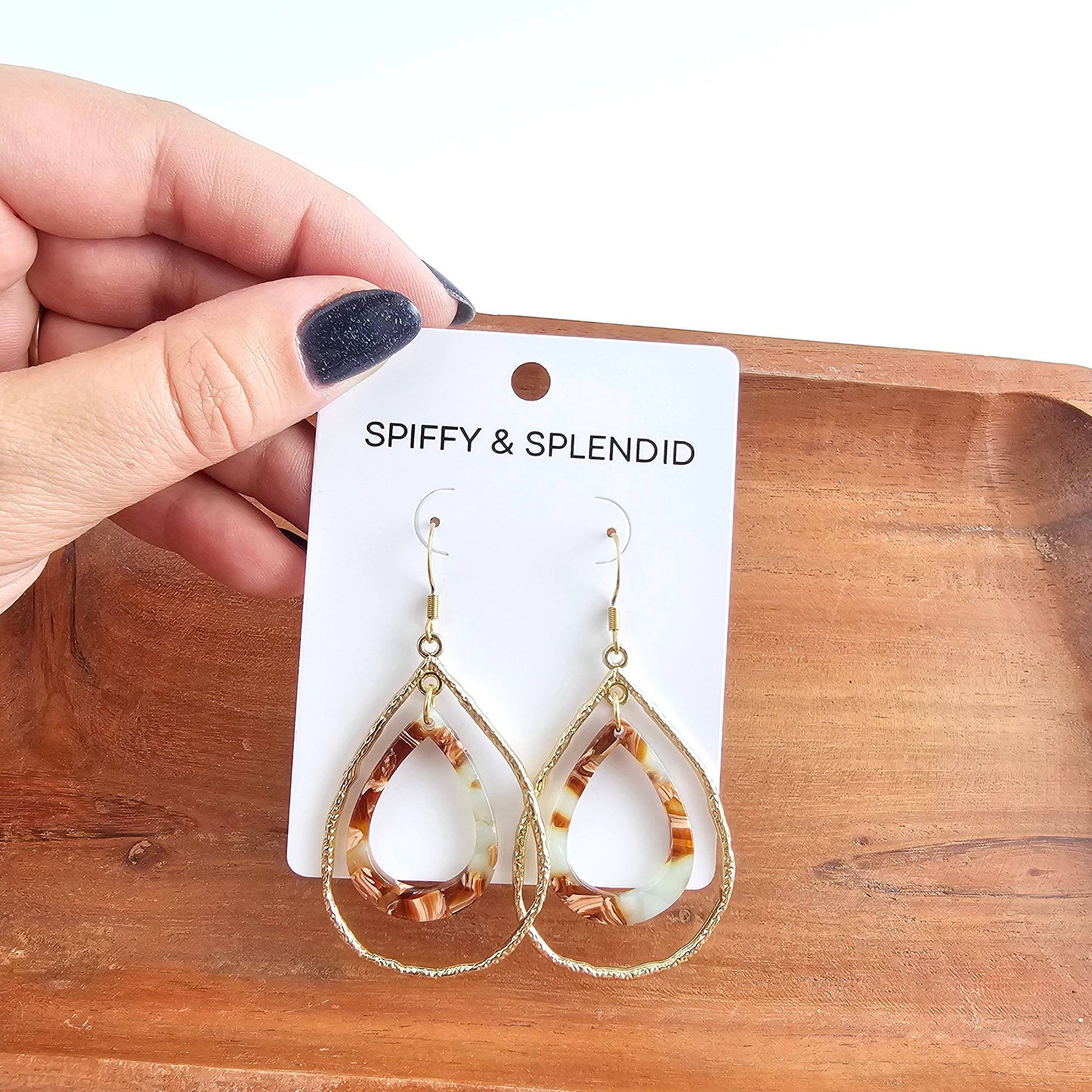 Spiffy & Splendid - Savannah Earrings - Seafoam & Rust // Jewelry, Gifts