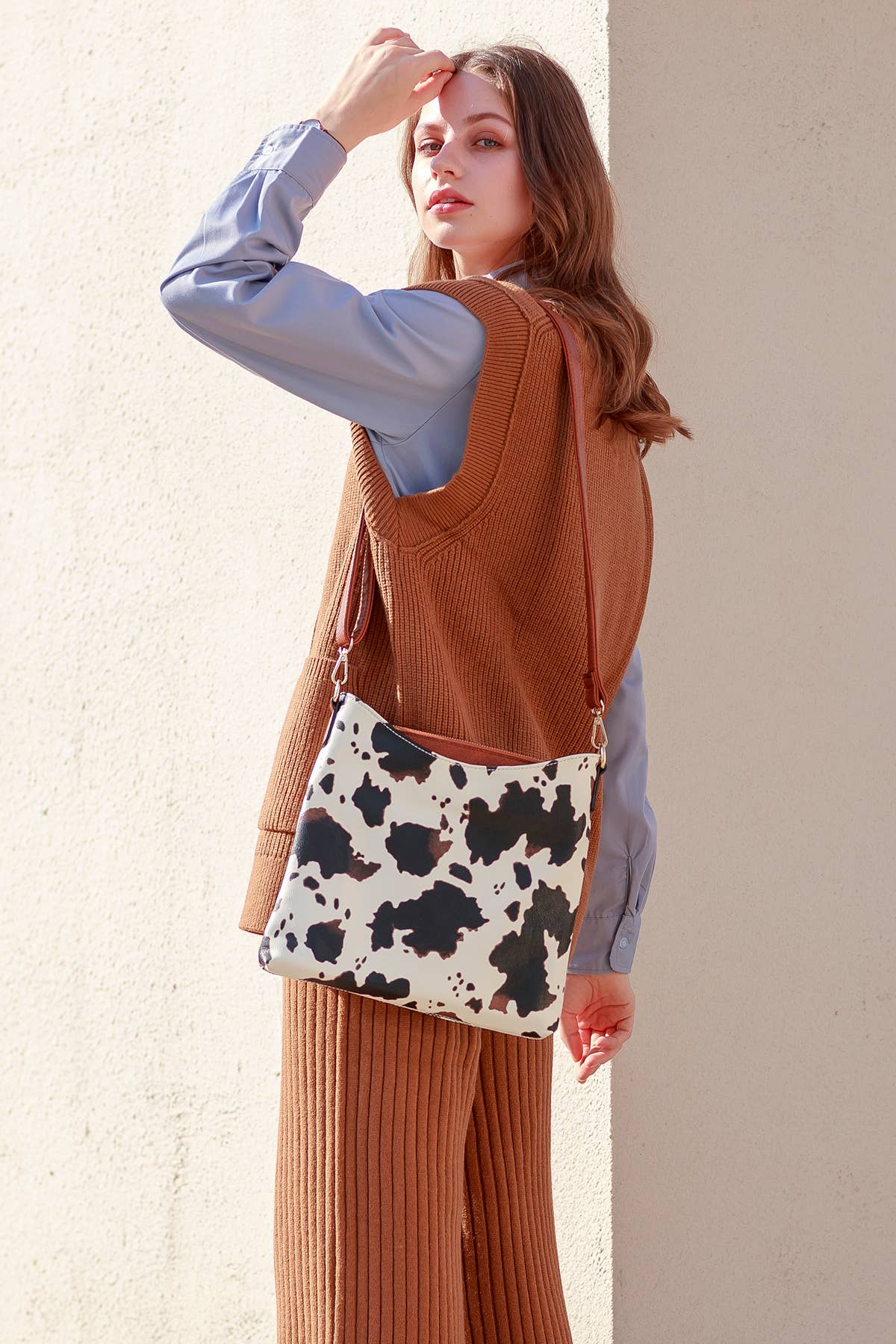 Jen & Co. - Emma 3 Compartment Crossbody w/ Snap Closure | M1765