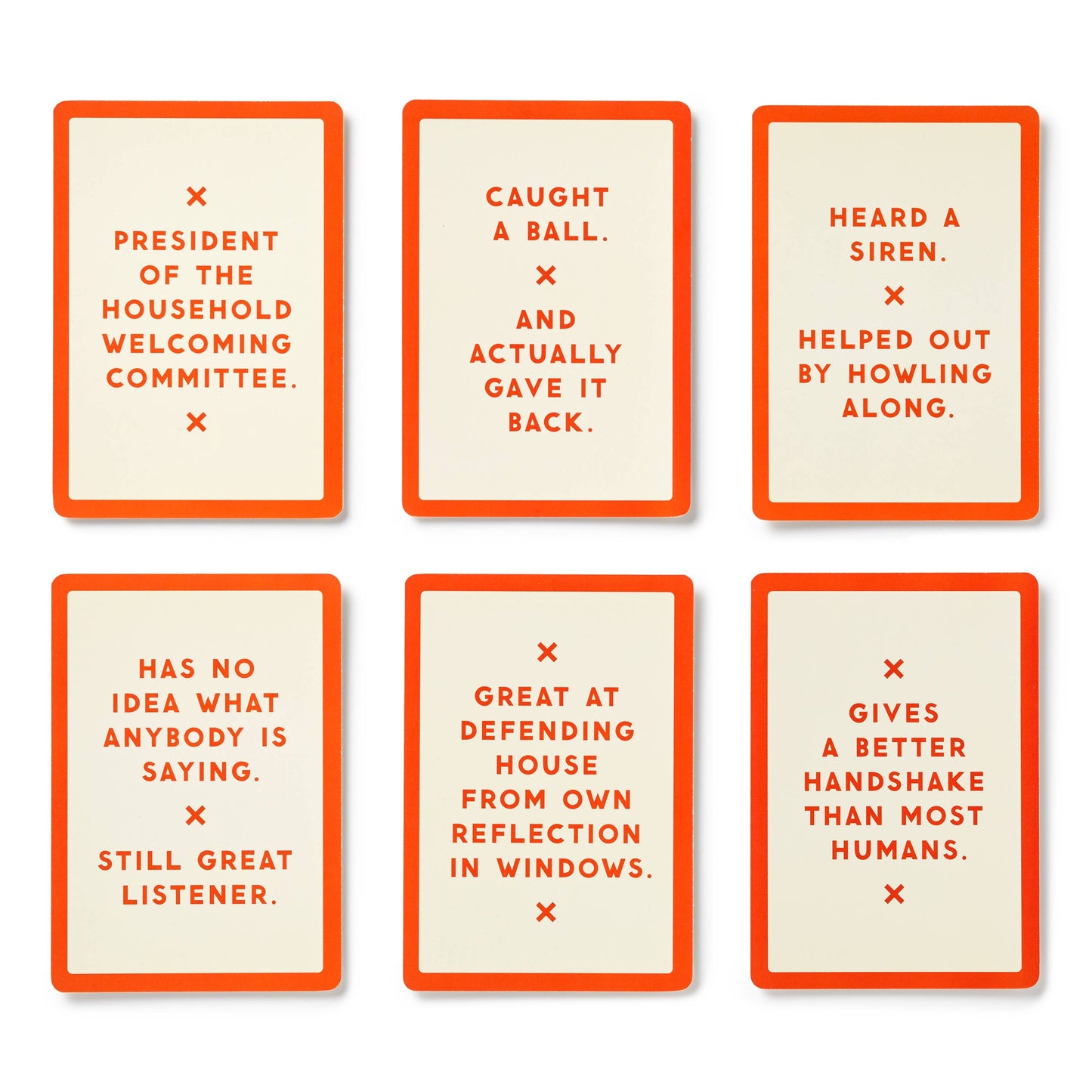 Chronicle Books - Brass Monkey Because This Dog Is Embarrassing - Pet Shame/Praise Deck