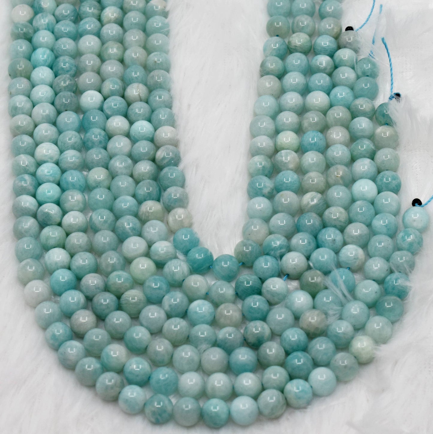 Soothing Crystals - Amazonite Round Beads, 4mm,6mm, 8mm,10mm Project For Beads