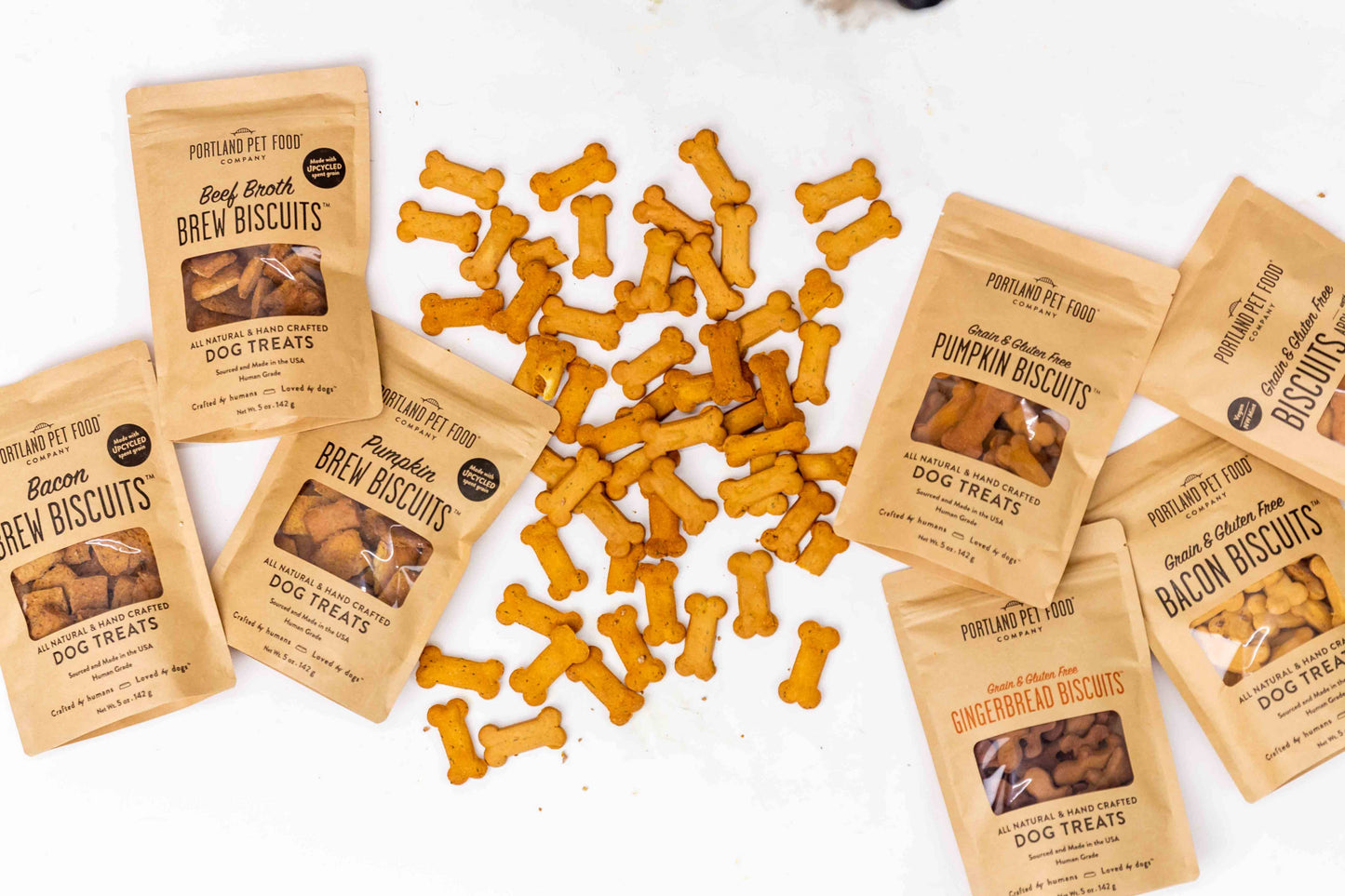 Portland Pet Food Company - Grain and Gluten Free Bacon Dog Biscuits