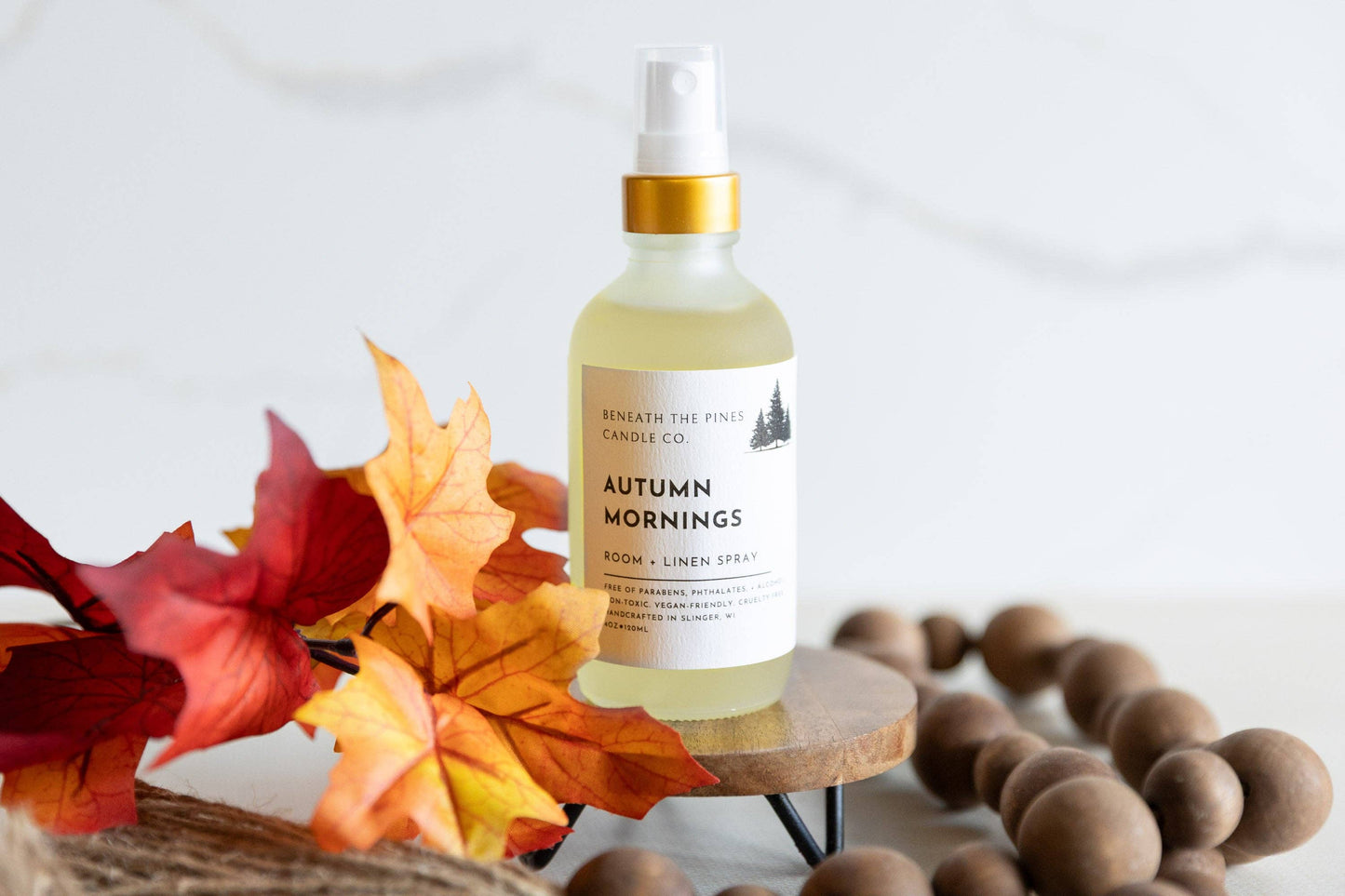 Beneath The Pines Candle Co. - Autumn Mornings - Room + Linen Spray