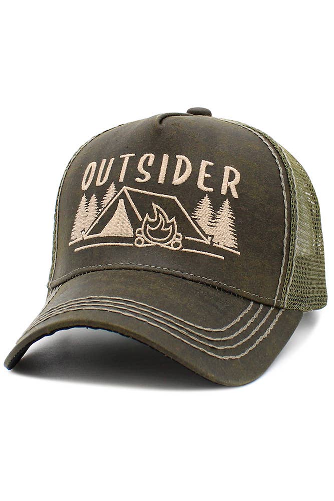 Hana - OUTSIDER Mesh Back Vintage Baseball Cap