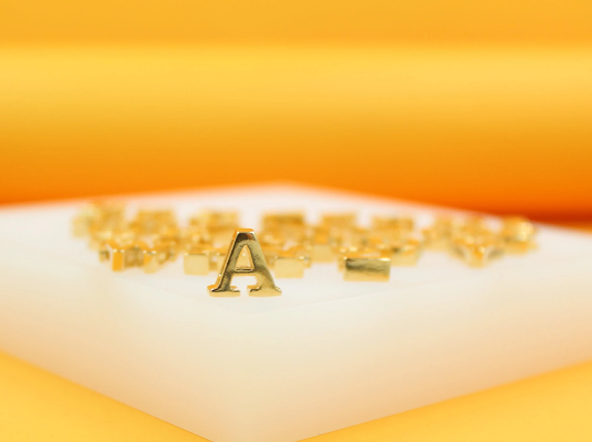 MIA Jewelry - 18K Gold Filled Letter A-Z Charm Pendant