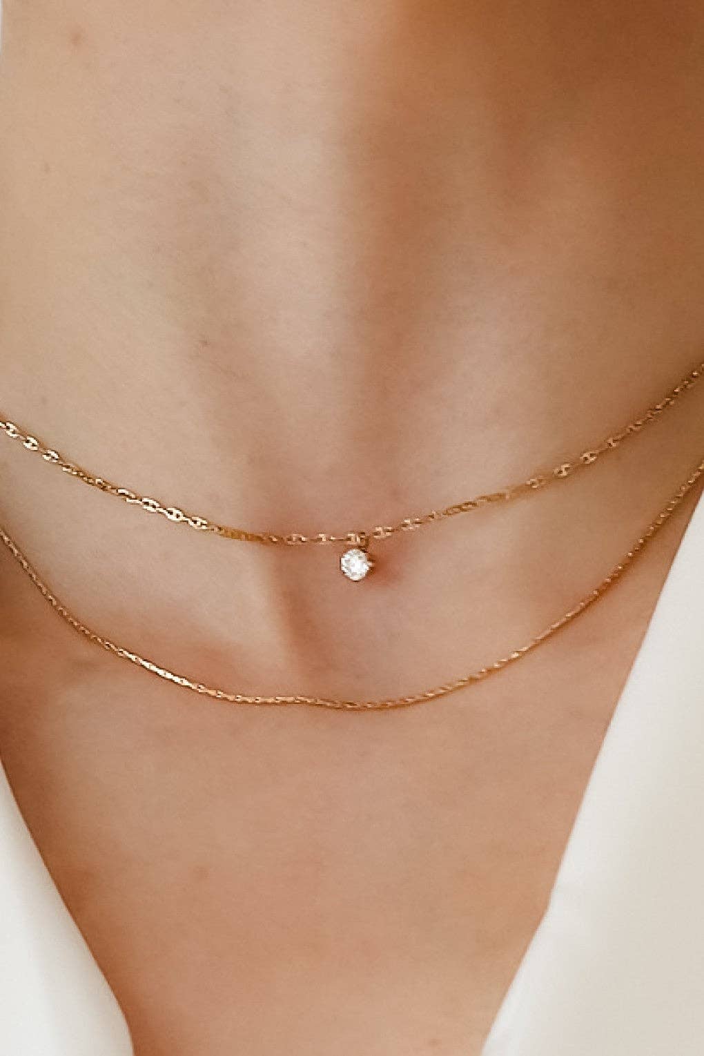 MA205 Mia Accessories - 18K Gold Plated Waterproof Stainless Steel Chain Necklace - 7520