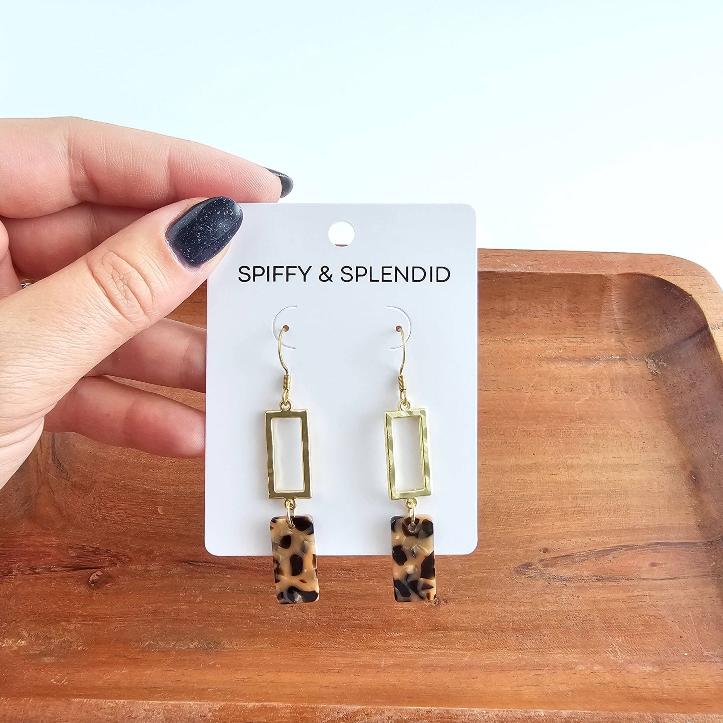 Spiffy & Splendid - Raya Earrings - Cheetah // Leopard, Jewelry, Gifts