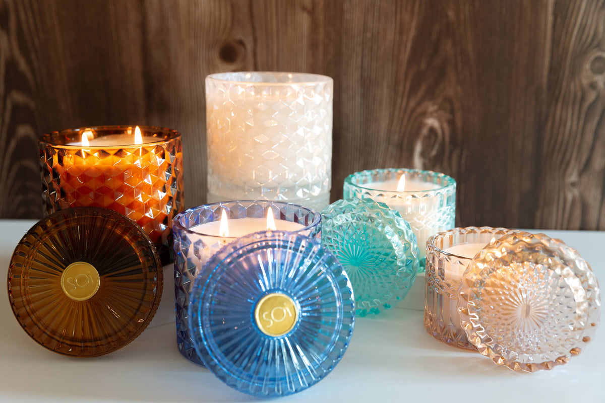 SOI102 The SOi Company - Alluring Amber 15oz Shimmer Candle 2 wick