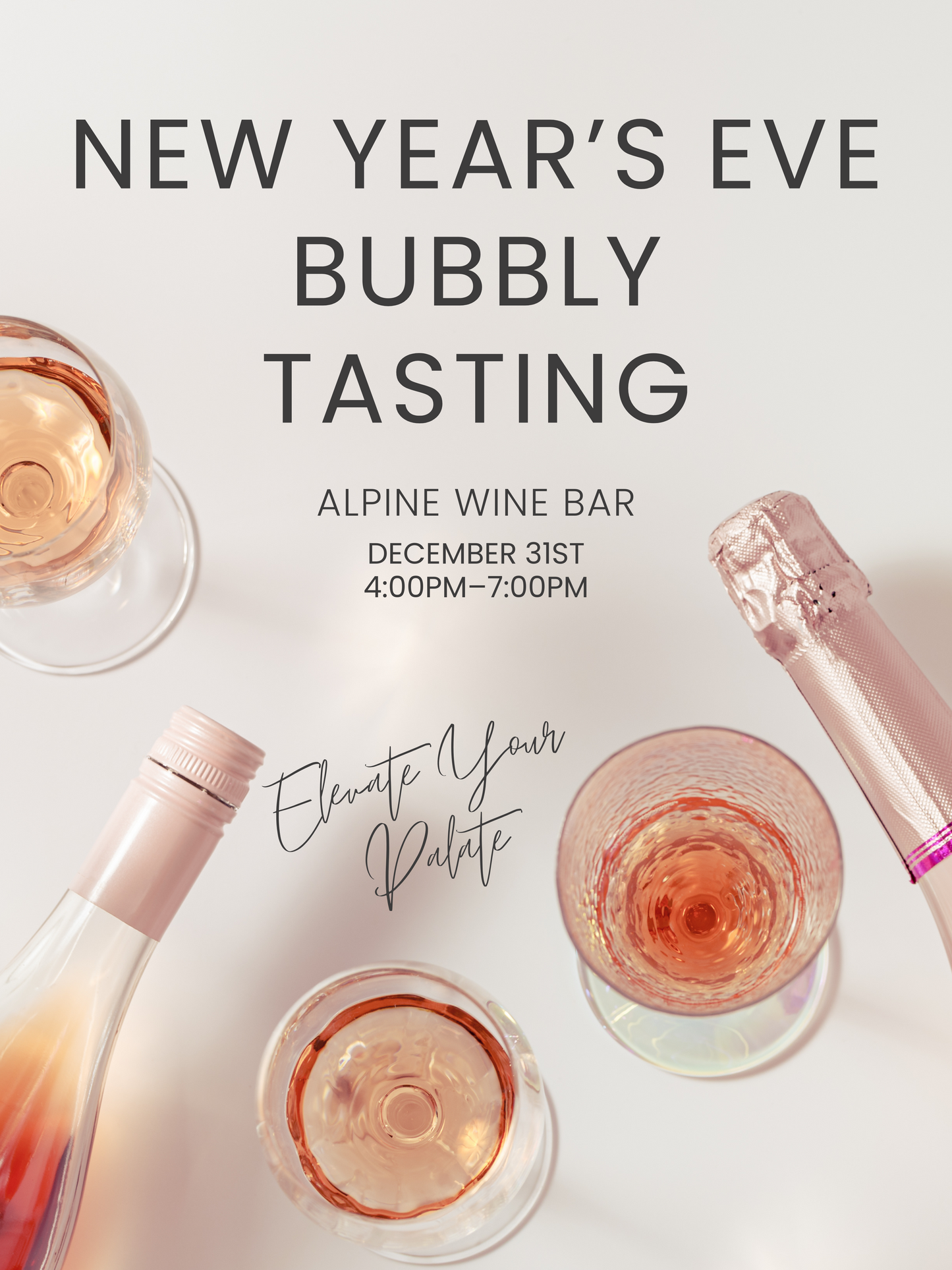 Around the World Sparkling Wine Tasting