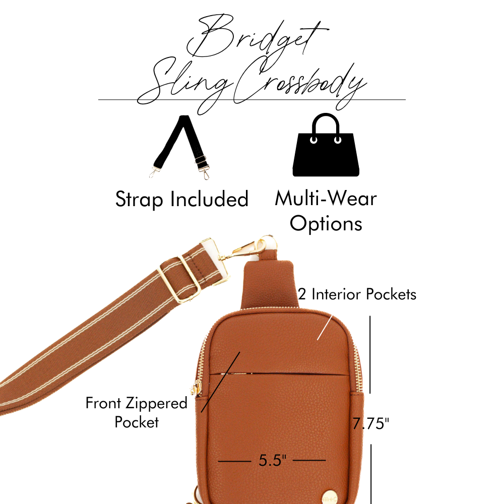 modern and chic - Bridget Sling Crossbody Fanny Mini Belt Bag