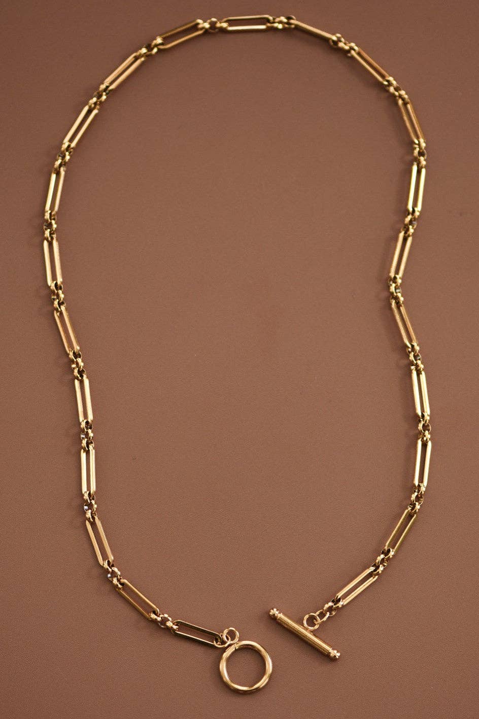 MA202 Mia Accessories - 18K Gold PVD Plated Waterproof Stainless Steel Chain Necklace - 7477