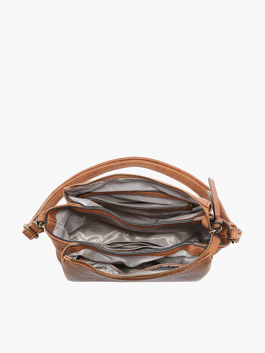 Jen & Co. - Kali Distressed Dual Front Pocket Crossbody | M2869