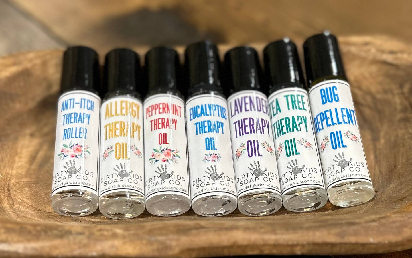dkhandmade - Peppermint Essential Oil Therapy Rollers