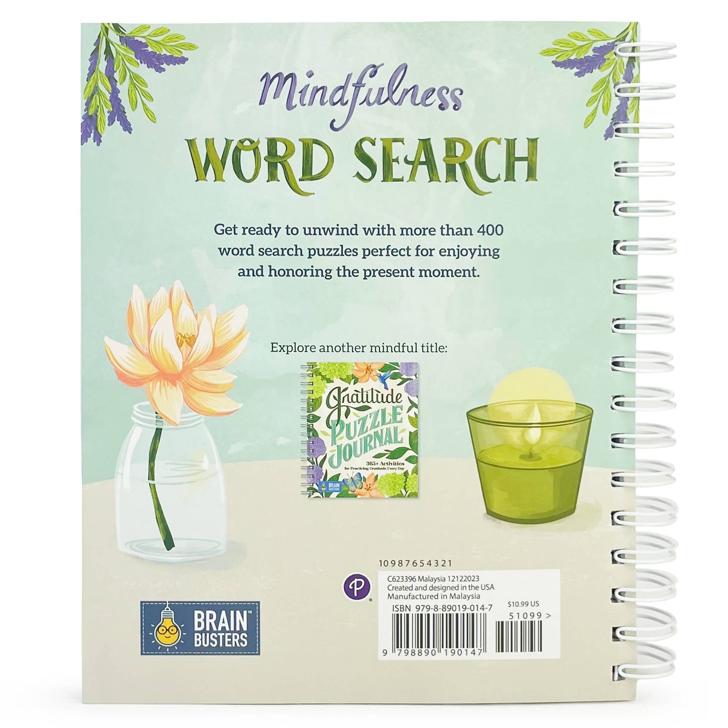 Cottage Door Press - Mindfulness Word Search Adult Puzzle Book