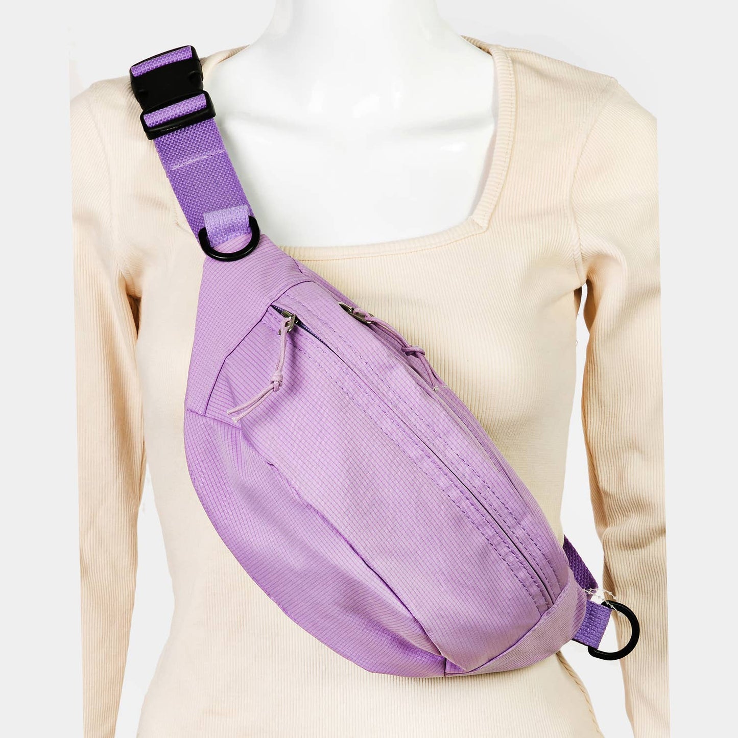 Collections by Fame Accessories - Large Lightweight Fanny Pack Bag