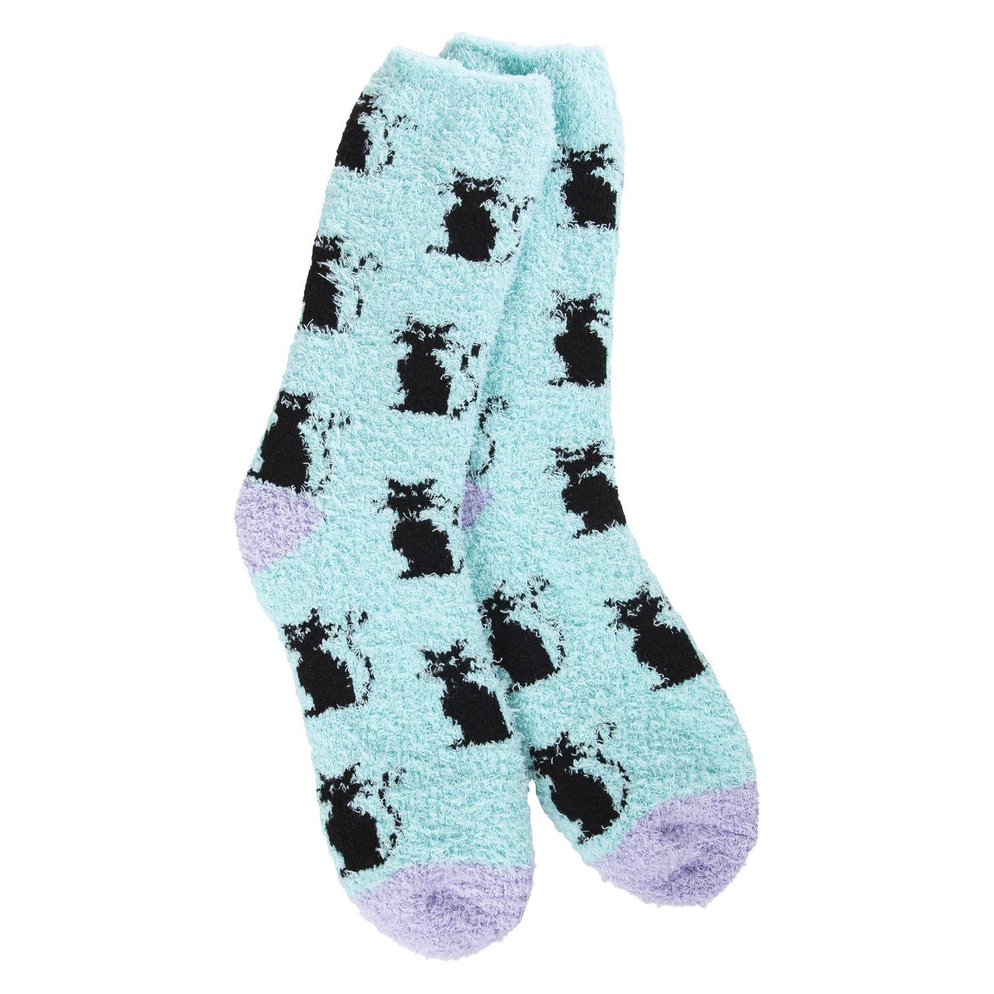 World's Softest® Socks - Cozy Winter Crew Kitty