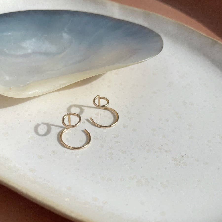 Token Jewelry - Lennon Ear Jacket in 14k Gold Fill or Sterling Silver