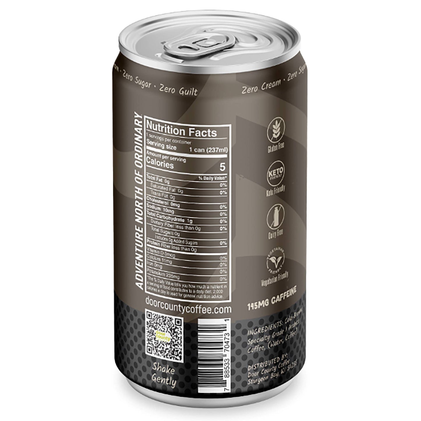 Door County Coffee - Black Velvet - Canned Cold Brew