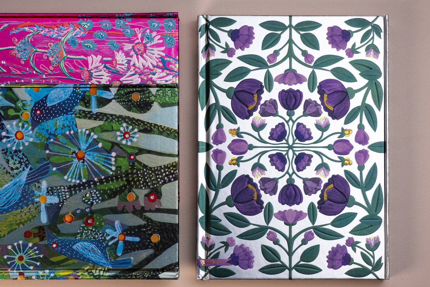Simon & Schuster - Nina Pace: Purple Flowers (Foiled Journal) by
