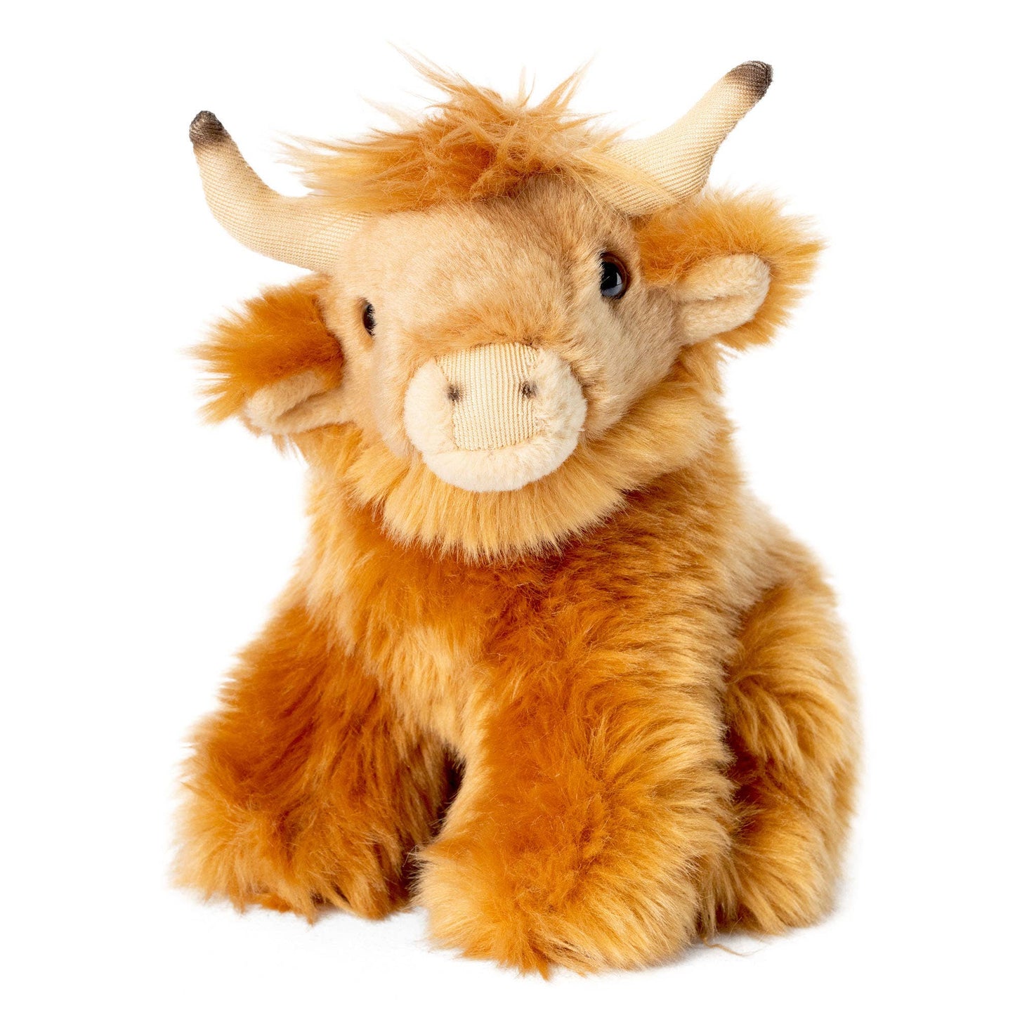 Keycraft - Living Nature Highland Cow Small Plush Stuffed Animal Toy
