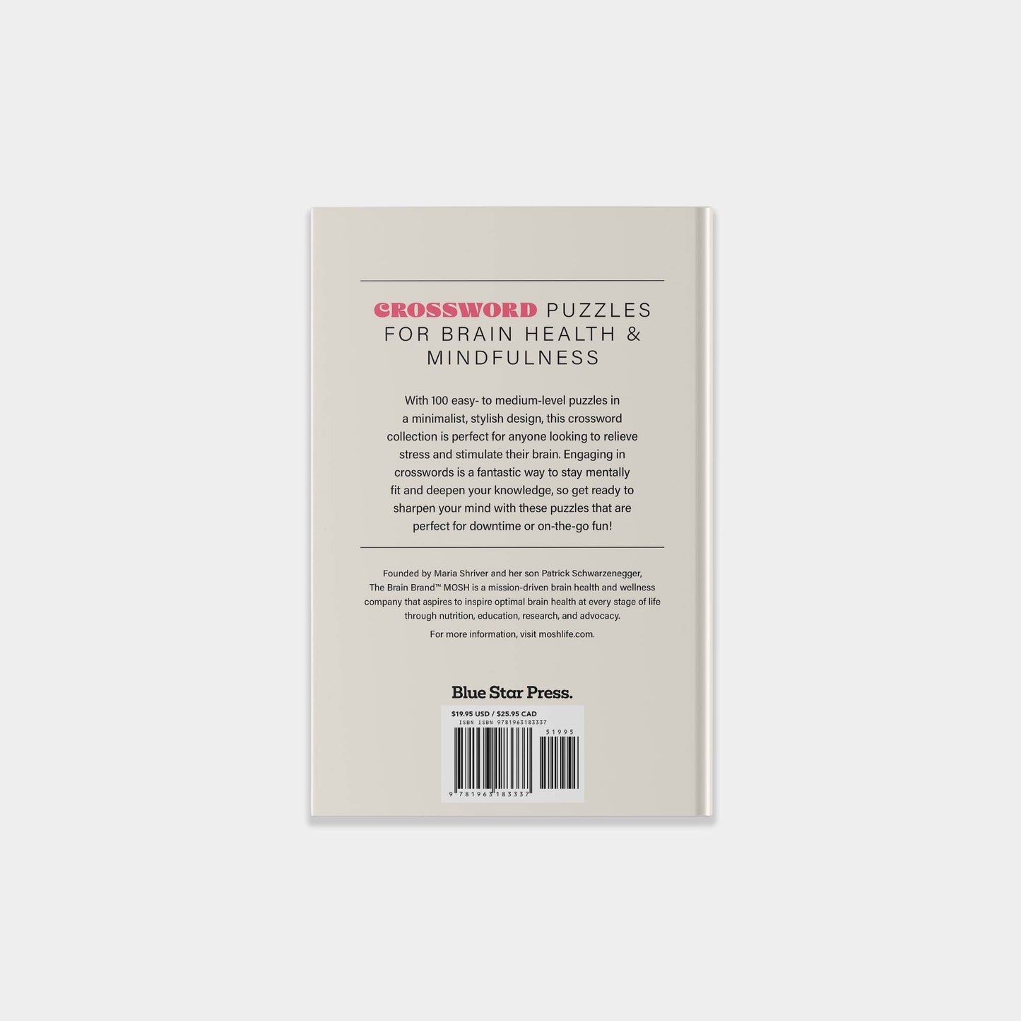 Blue Star Press - 100 Stress-Relieving Crossword Puzzles to Sharpen Your Mind