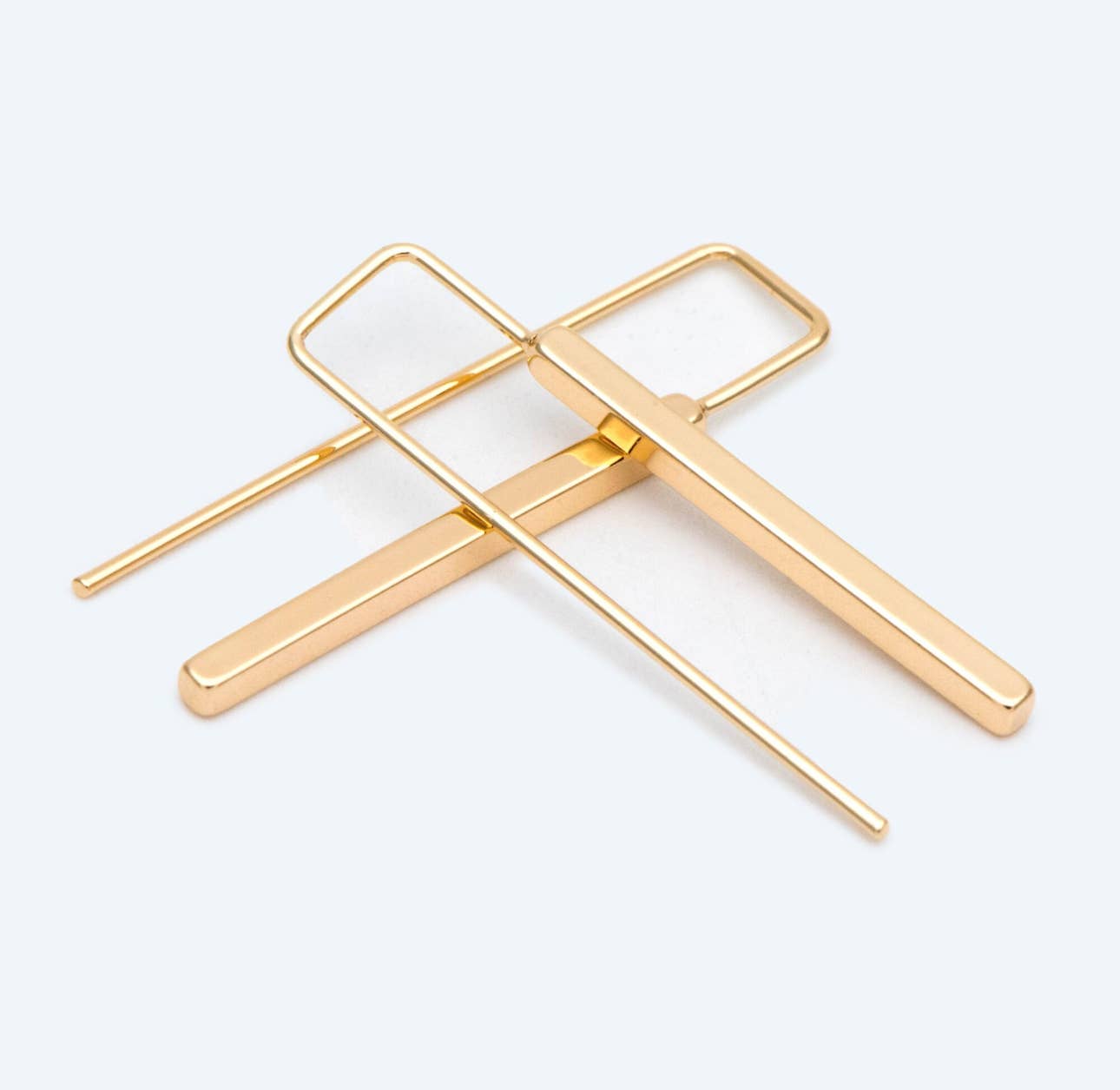 Bella Rey jewelry - The Ellie gold plated earrings