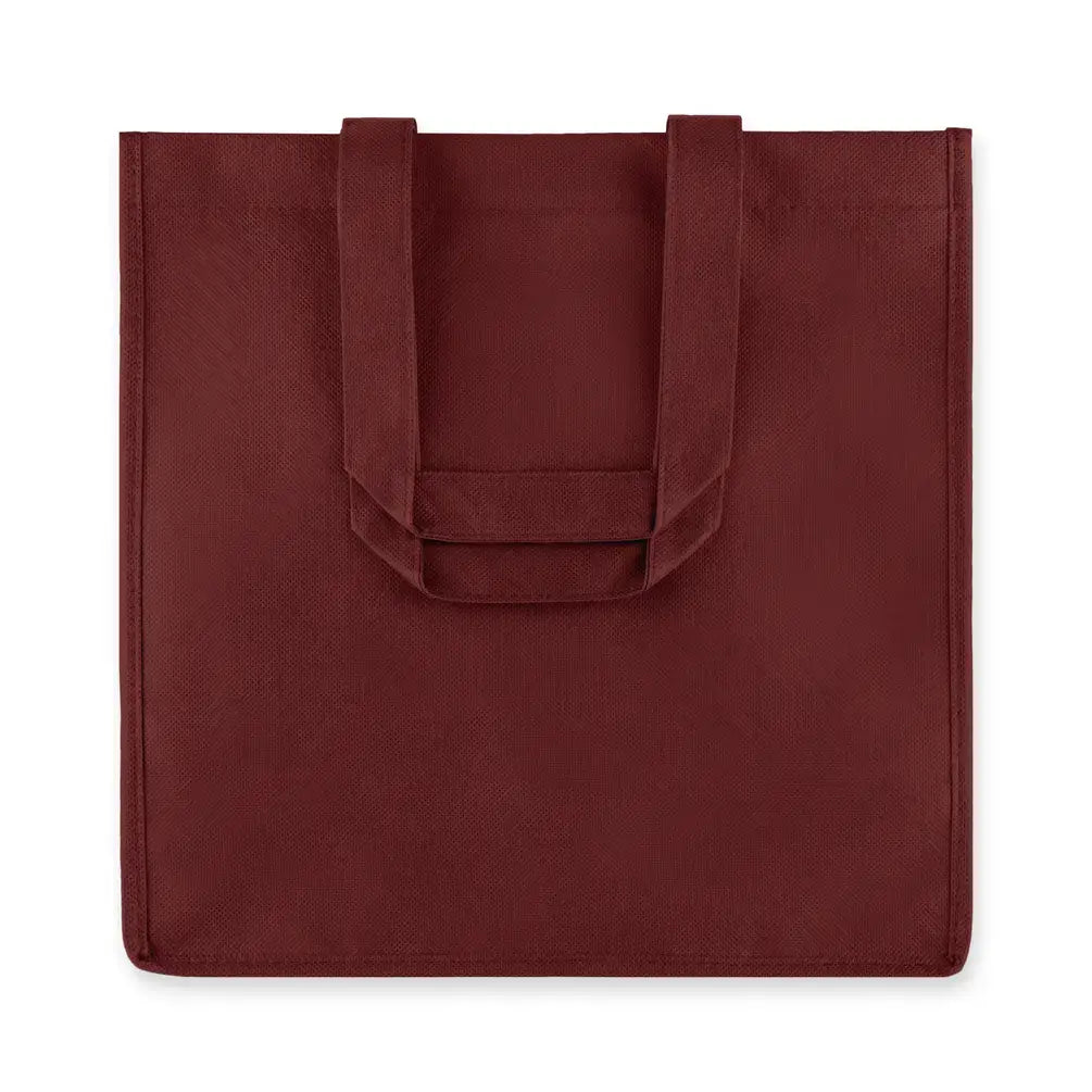 TRUE - Reusable 6 Bottle Non Woven Fabric Wine Tote ASST COLORS