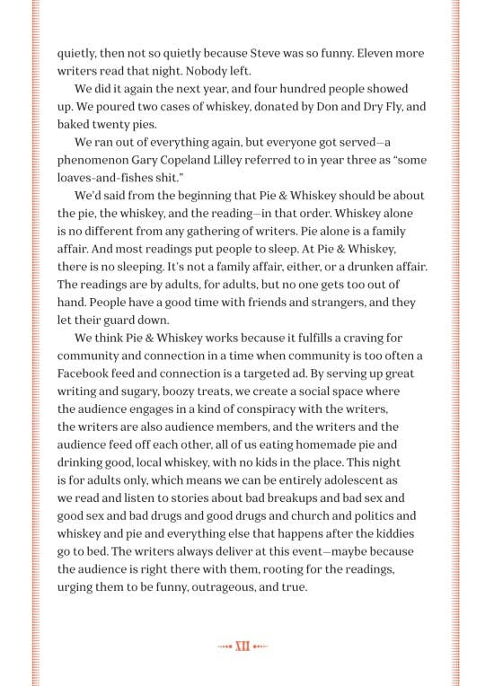 Blue Star Press - Pie & Whiskey: Writers Under the Influence of Butter & Booze