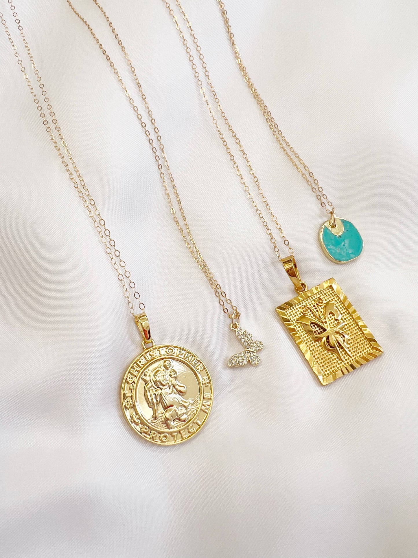 True by Kristy Jewelry - Free Spirit Turquoise Necklace Gold Filled