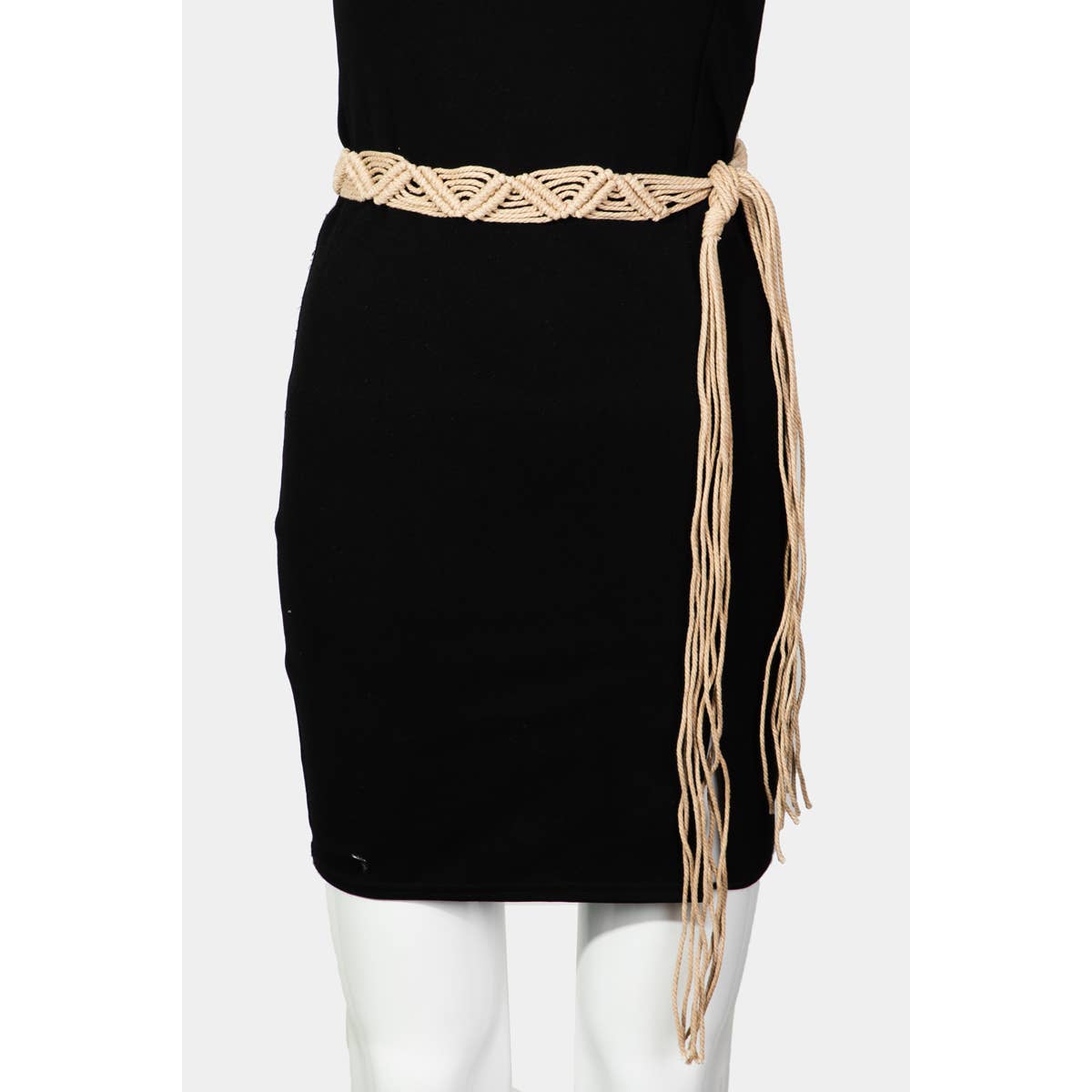 Collections by Fame Accessories - Rope Braided Fashion Belt