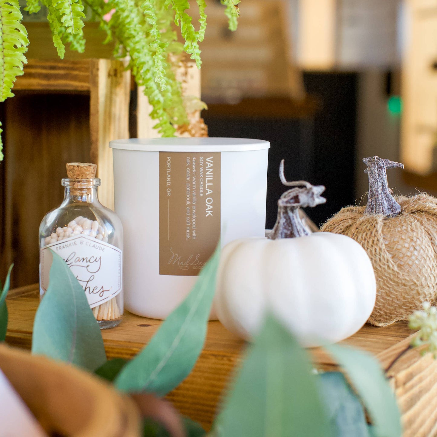 Mad Sass Soap Co - Vanilla Oak - Candle