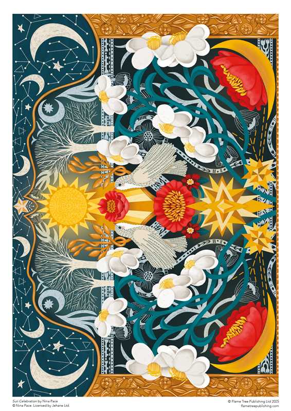 Simon & Schuster - Adult Sustainable Jigsaw Puzzle Nina Pace: Sun Celebration by