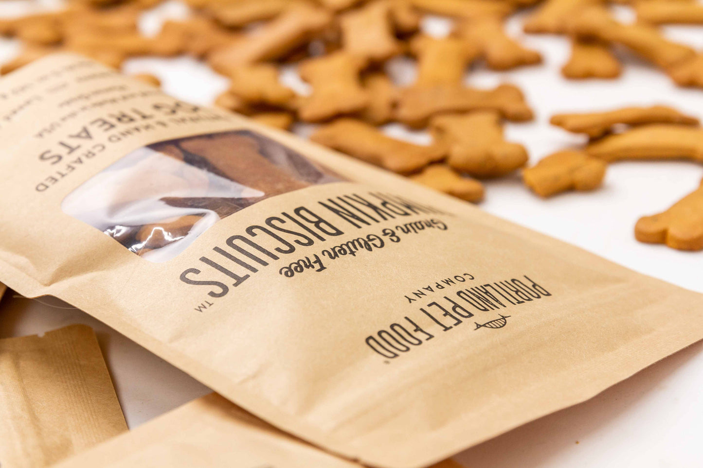 Portland Pet Food Company - Grain and Gluten Free Pumpkin Dog Biscuits