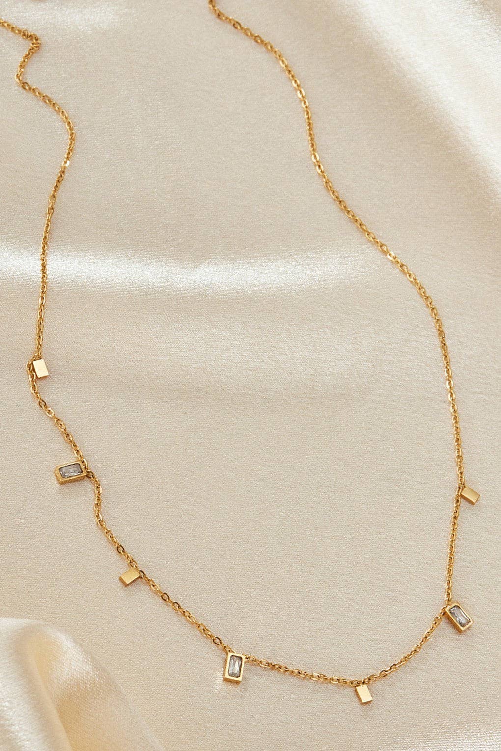 MA217 Mia Accessories - 18K Gold Plated Waterproof Stainless Steel Chain Necklace - 7766