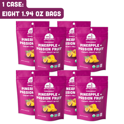 Mavuno Harvest Organics - Organic Pineapple & Passionfruit Fruit Bites, 8-pack case