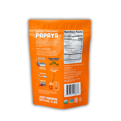 Mavuno Harvest Organics - Organic Dried Papaya, 6-pack case