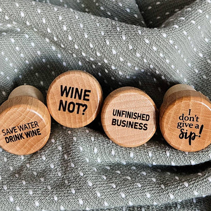 Lou Golden Designs - Unfinished Business Wine Stopper