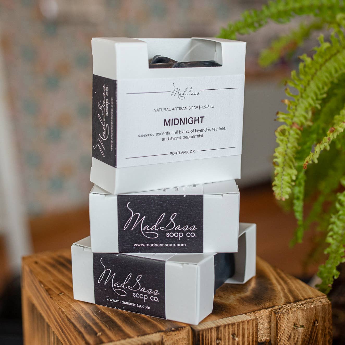 Mad Sass Soap Co - Midnight - Artisan Facial Bar
