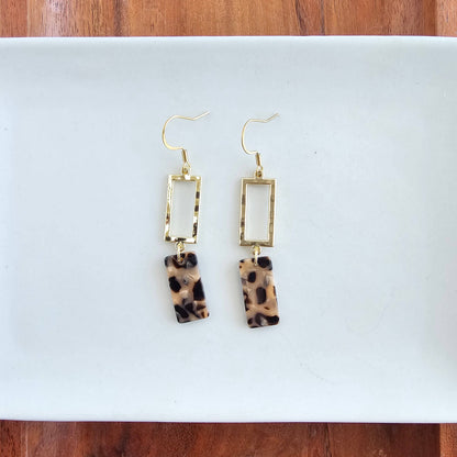 Spiffy & Splendid - Raya Earrings - Cheetah // Leopard, Jewelry, Gifts