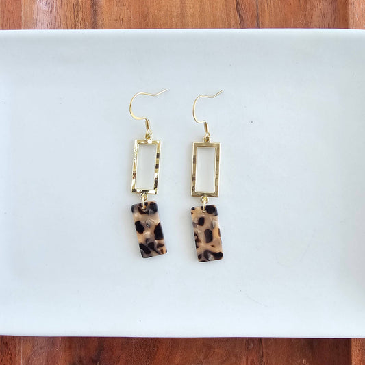 Spiffy & Splendid - Raya Earrings - Cheetah // Leopard, Jewelry, Gifts