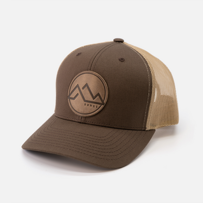 Range Leather Co. - Range Mountain Hat | Leather Patch Trucker Hat
