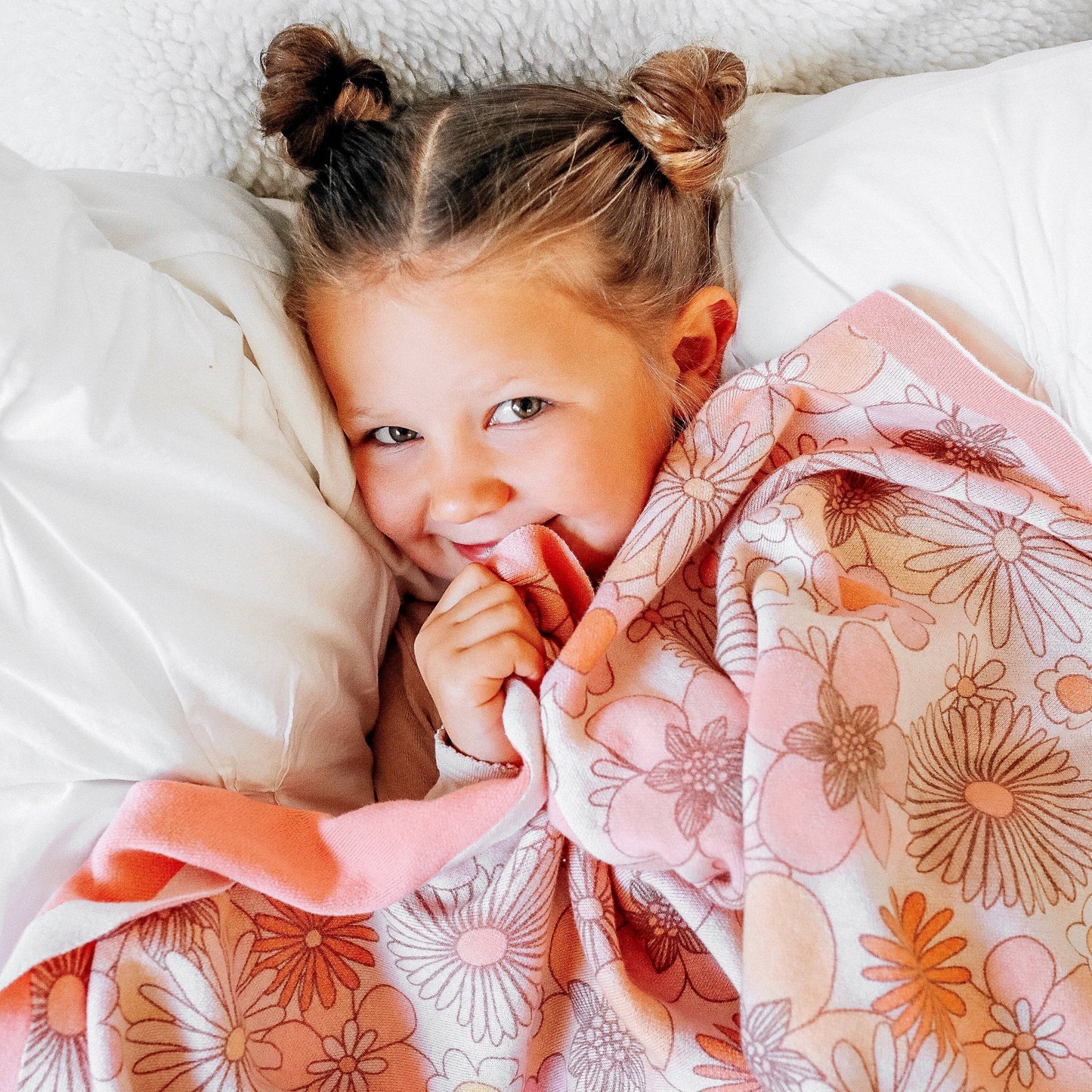 Lucy Darling - Little Dreamer Baby Blanket - Flower Child