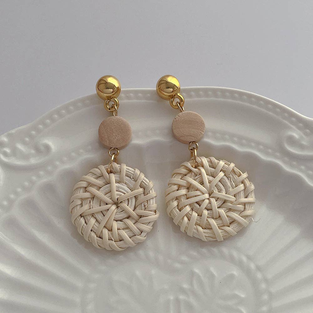 Dipped Shop - Vintage Geometrical Vacation Drop Earrings DPJE1715