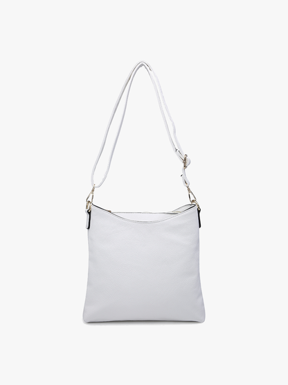 Jen & Co. - Emma 3 Compartment Crossbody w/ Snap Closure | M1765