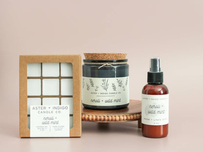 Aster + Indigo Candle Co. - Neroli + Wild Mint | Spring + Summer | Candle