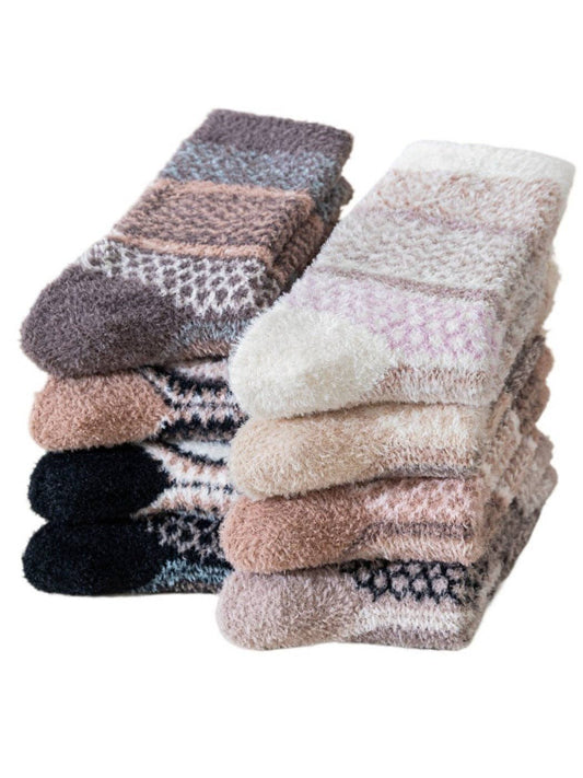 Funkyrel® Atzbranding Limited - Rufia - Cozy Fleece Thick Mid-Calf Socks