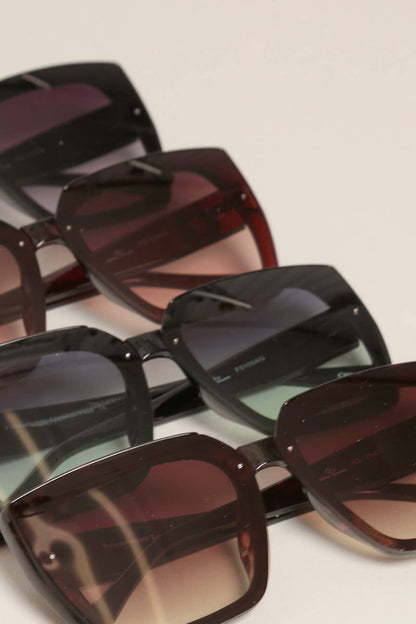 Fashion City - Tinted Lenses Square Sunglasses for Women